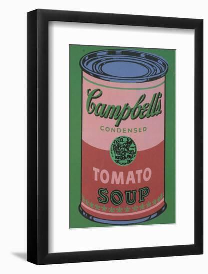 Colored Campbell's Soup Can, 1965 (red & green)-Andy Warhol-Framed Giclee Print