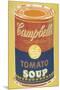 Colored Campbell's Soup Can, 1965 (yellow & blue)-Andy Warhol-Mounted Art Print
