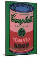 Colored Campbell's Soup Can, c.1965 (red & green)-Andy Warhol-Mounted Art Print