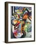 Colored Composition (Hommage À Bac), 1912-August Macke-Framed Giclee Print