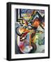 Colored Composition (Hommage À Bac), 1912-August Macke-Framed Giclee Print