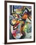 Colored Composition (Hommage À Bac), 1912-August Macke-Framed Giclee Print