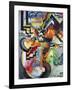 Colored Composition (Hommage À Bac), 1912-August Macke-Framed Giclee Print