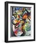 Colored Composition (Hommage À Bac), 1912-August Macke-Framed Giclee Print