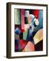 Colored Composition of Forms, 1914-August Macke-Framed Giclee Print