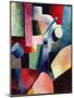 Colored Composition of Forms, 1914-August Macke-Mounted Giclee Print
