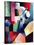 Colored Composition of Forms-Auguste Macke-Stretched Canvas