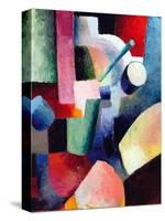 Colored Composition of Forms-Auguste Macke-Stretched Canvas