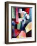 Colored Composition of Forms-Auguste Macke-Framed Giclee Print