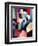 Colored Composition of Forms-Auguste Macke-Framed Giclee Print