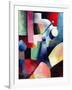 Colored Composition of Forms-Auguste Macke-Framed Giclee Print