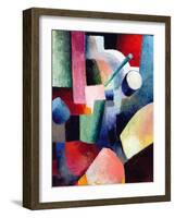 Colored Composition of Forms-Auguste Macke-Framed Giclee Print