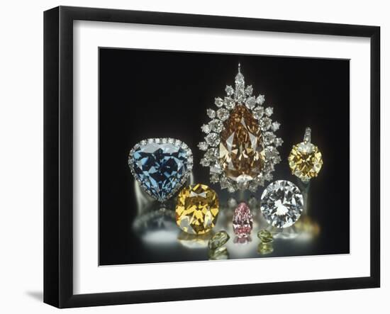 Colored Diamonds-null-Framed Photographic Print