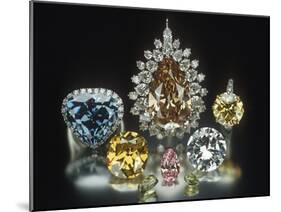 Colored Diamonds-null-Mounted Photographic Print