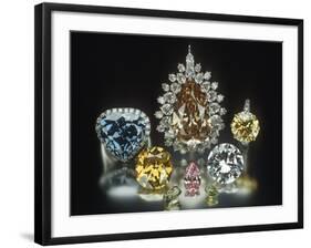 Colored Diamonds-null-Framed Photographic Print