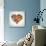 Colored Heart From Hand Print Icons-strejman-Stretched Canvas displayed on a wall