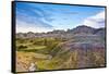 Colored Hills And Valleys, Badlands Loop Trail, Badlands National Park, South Dakota, Usa-Michel Hersen-Framed Stretched Canvas