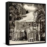 Colored Houses - Florida-Philippe Hugonnard-Framed Stretched Canvas