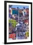 Colored Houses, Market Mercado Hidalgo Guanajuato, Mexico-William Perry-Framed Photographic Print