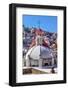 Colored Houses, San Roque Church, Market, Hidalgo, Guanajuato, Mexico-William Perry-Framed Photographic Print