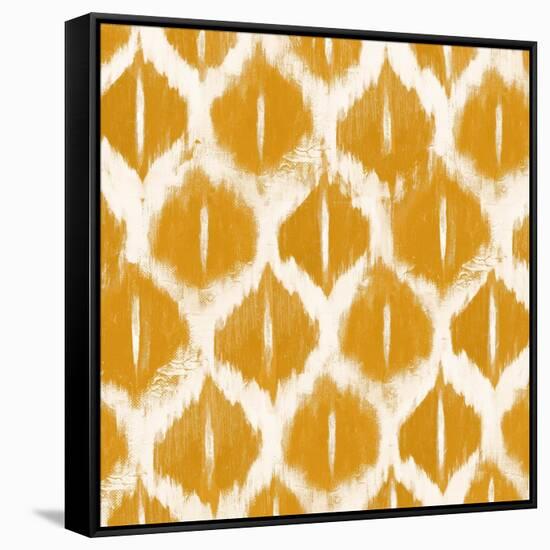 Colored Ikats I-Patricia Pinto-Framed Stretched Canvas