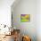 Colored Line Blobs-Ruth Palmer-Mounted Art Print displayed on a wall