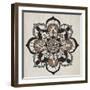 Colored Mandala-Kimberly Allen-Framed Art Print