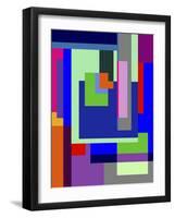 Colored Maze-Diana Ong-Framed Giclee Print