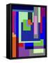 Colored Maze-Diana Ong-Framed Stretched Canvas