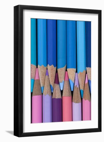 Colored Pencils II-Kathy Mahan-Framed Premium Photographic Print