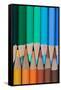 Colored Pencils III-Kathy Mahan-Framed Stretched Canvas