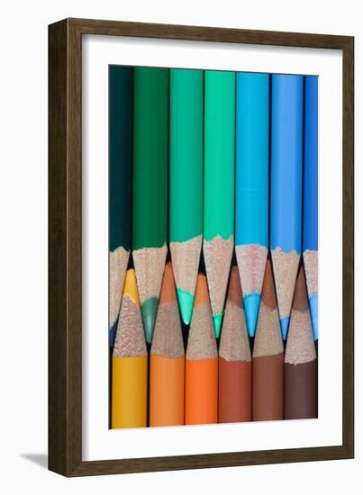 Colored Pencils III-Kathy Mahan-Framed Photographic Print