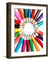 Colored Pencils-null-Framed Art Print