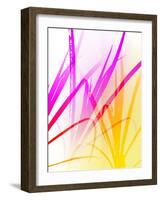 Colored Poster Palm-Ruth Palmer-Framed Art Print