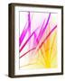 Colored Poster Palm-Ruth Palmer-Framed Art Print