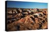 Colored Rocks near Wu Cai Wan in the Gobi Desert, Xinjiang, Western China., 2007 (Photo)-Ira Block-Stretched Canvas