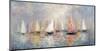 Colored Sails-John Young-Mounted Giclee Print