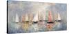 Colored Sails-John Young-Stretched Canvas