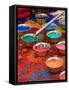 Colored Sand Used by Tibetan Monks for Sand Painting, Savannah, Georgia, USA-Joanne Wells-Framed Stretched Canvas