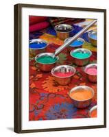 Colored Sand Used by Tibetan Monks for Sand Painting, Savannah, Georgia, USA-Joanne Wells-Framed Premium Photographic Print