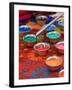 Colored Sand Used by Tibetan Monks for Sand Painting, Savannah, Georgia, USA-Joanne Wells-Framed Premium Photographic Print