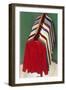 Colored Shirts on Rack-Found Image Press-Framed Photographic Print