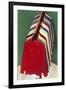 Colored Shirts on Rack-Found Image Press-Framed Photographic Print