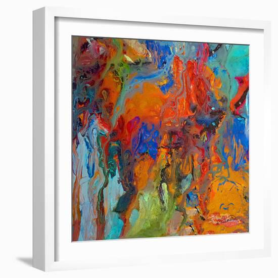 Colored Square-Ruth Palmer-Framed Art Print