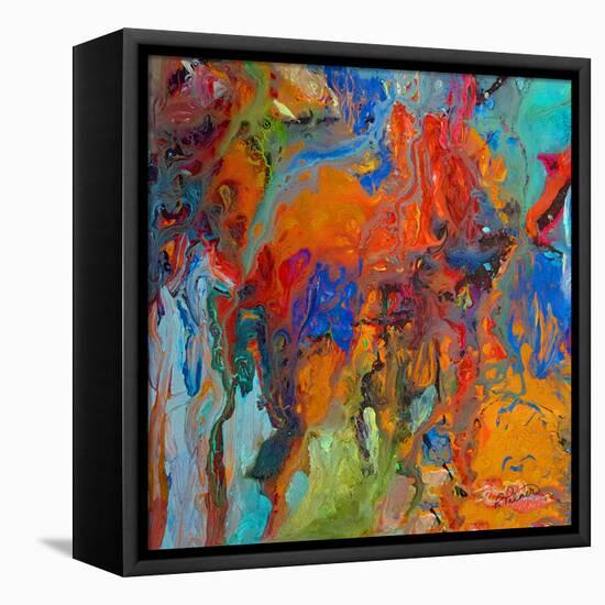 Colored Square-Ruth Palmer-Framed Stretched Canvas