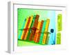 Colored Test Tubes-null-Framed Photographic Print