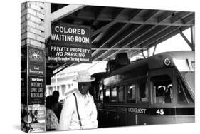 Colored waiting room' in North Carolina, 1940-Jack Delano-Stretched Canvas