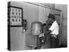 "Colored" Water Cooler in Streetcar Terminal, Oklahoma City, Oklahoma-Russell Lee-Stretched Canvas