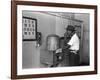 "Colored" Water Cooler in Streetcar Terminal, Oklahoma City, Oklahoma-Russell Lee-Framed Photo