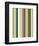 Colorfield Stripe-Dan Bleier-Framed Art Print